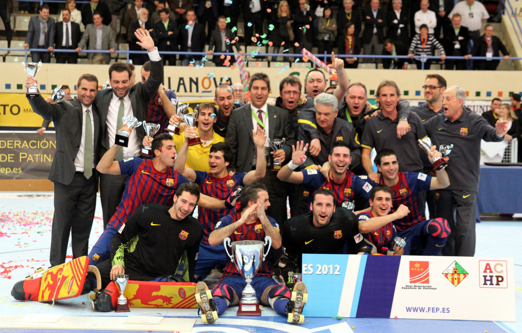 El Barcelona conquista su 19ª Copa del Rey al vencer al Noia (3-2) Fotos.