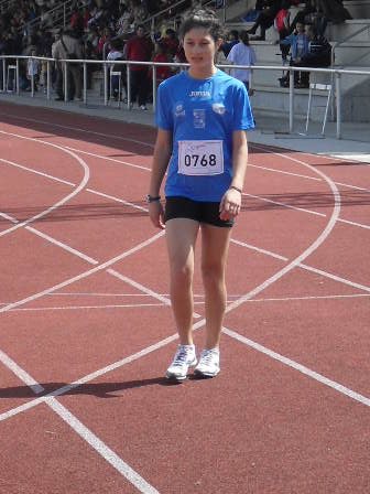 Lia Lois, bronce en el Campeonato Gallego Atletismo Cadete pista al aire Libre