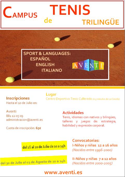 Campus de Tenis Trilingüe