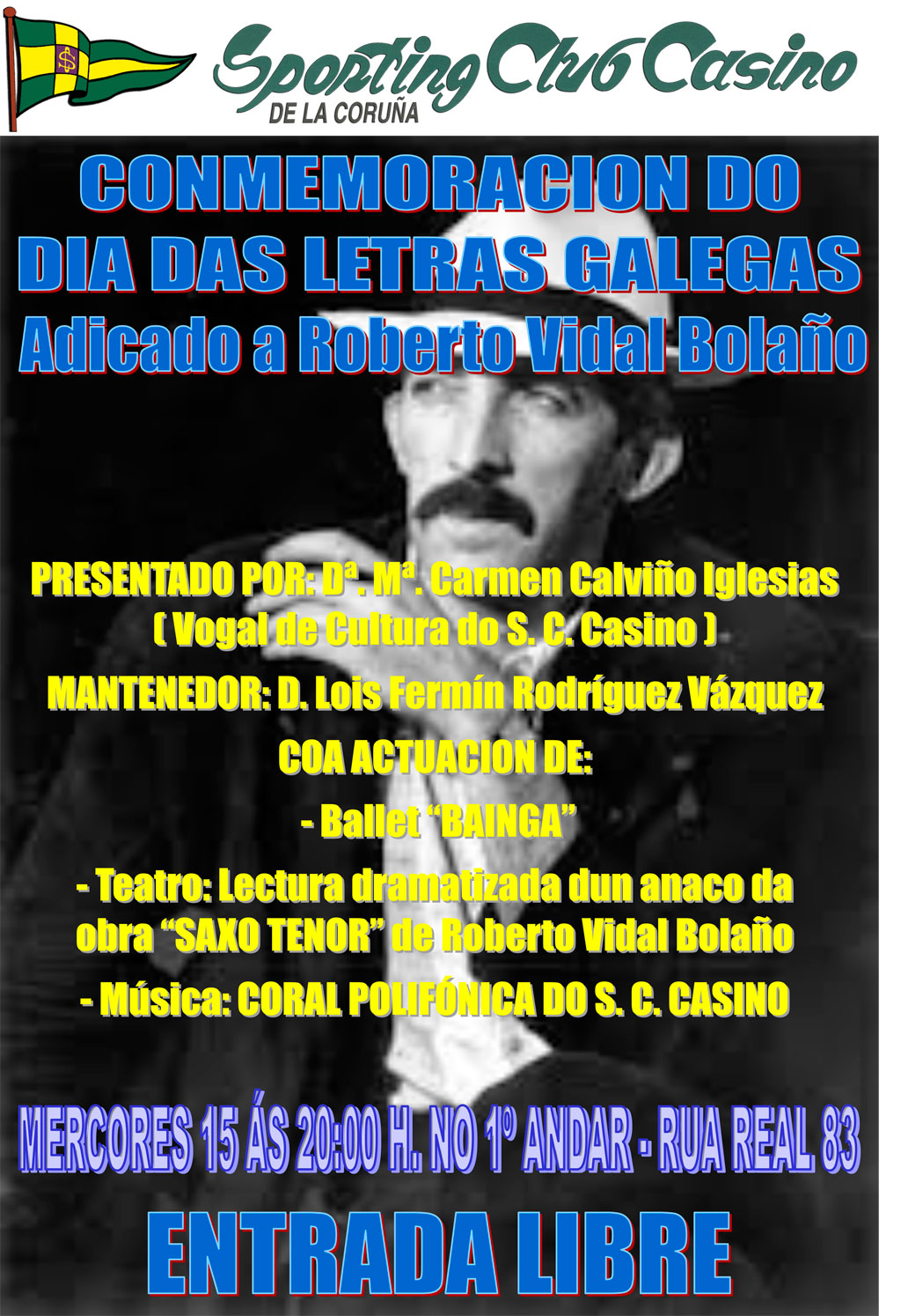 cartel del dia das letras galega