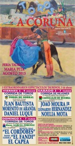 pregón de la Feria Taurina María Pita 2013 de La Coruña