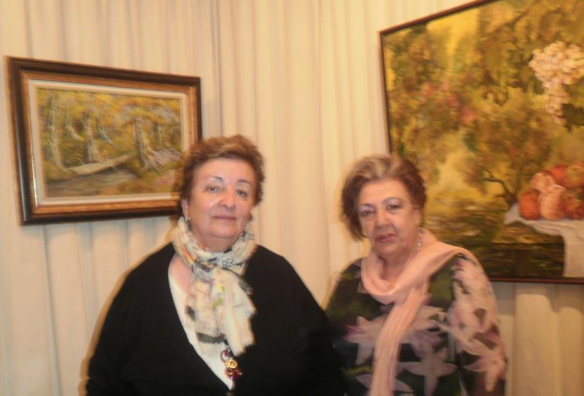Gran éxito en la exposición  de Mary Carmen Calviño en la Asociación de Artistas de La Coruña