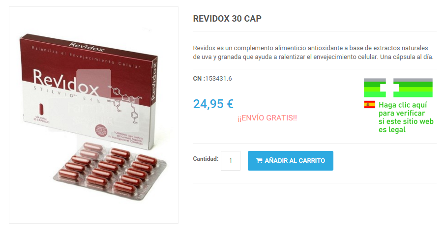 Comprar Revidox barato y online