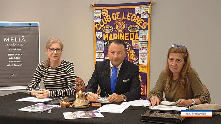 José-Luis Ramallo, nuevo Presidente del activo y ejemplar Club de Leones La Coruña-Marineda