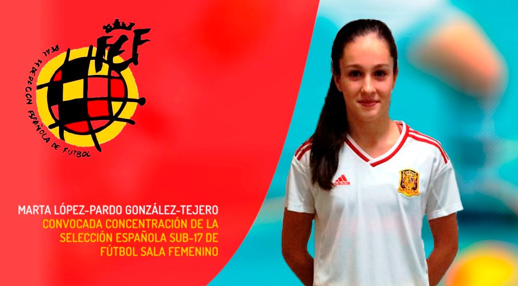Marta López-Pardo estuvo concentrada con la Selección Española Sub 17 de Fútbol Sala