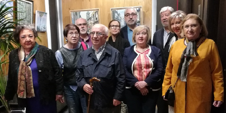 Inaugura Exposición de pintura Joaquín Castiñeira en  la Asociación de Artistas de La Coruña