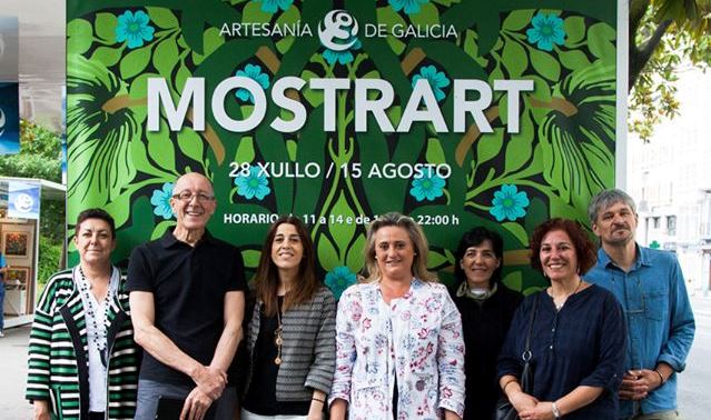 Gran éxito de la Feria “Mostrart”, que se celebra hasta el 15 de agosto en La Coruña