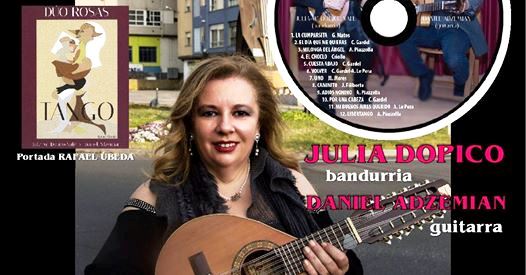Mañana, en Pontedeume (La Coruña), concierto del “Dúo Rosas” con presentación de “Tango”