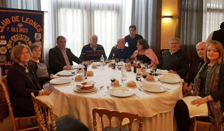 La gran labor benéfico-social del Club de Leones Oleiros, elogiada incluso desde el extranjero