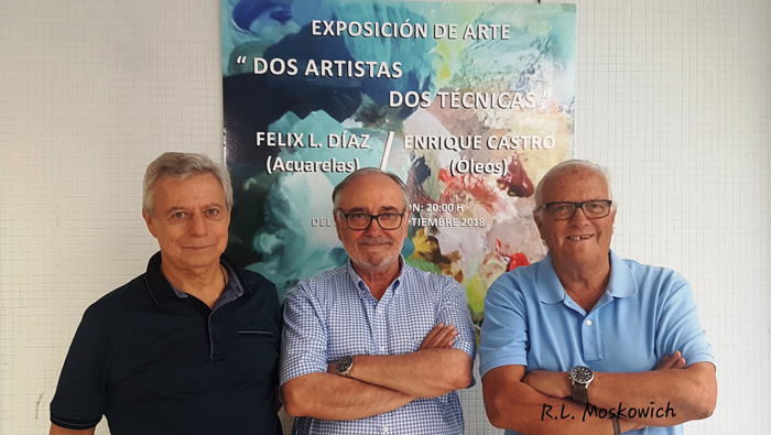 Soberbia exposición de Félix L. Díaz y Enrique Castro, en la galería coruñesa de “ARGA”