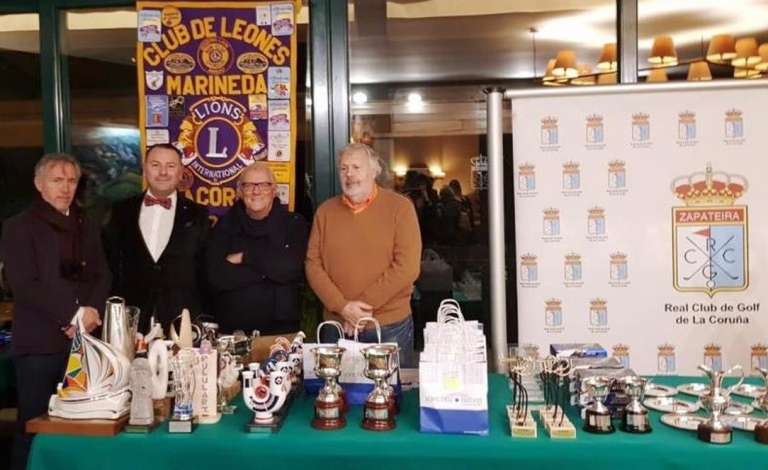 El Club de Leones La Coruña-Marineda entregó los premios de su “XXII Trofeo Benéfico de Golf”