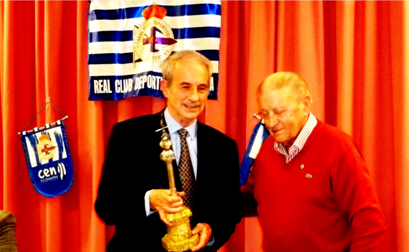 homenaje al ex futbolista internacional coruñés Carlos Pellicer