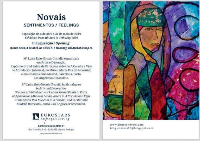 La pintora coruñesa Novais inaugurará hoy, en Lisboa (Portugal), su exposición “Sentimentos”