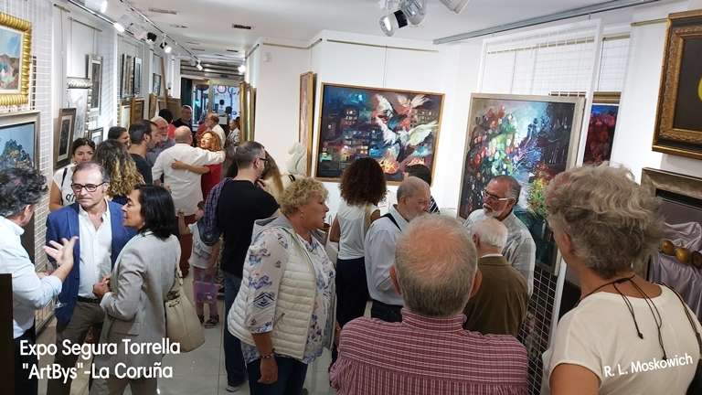 La galería coruñesa “ArtBys” nos ofrece una soberbia exposición, dedicada a Segura Torrella