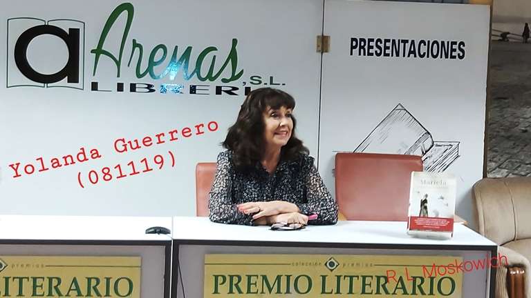 Yolanda Guerrero presentó, “en solitario”, su nueva novela “Mariela”, en la Librería Arenas