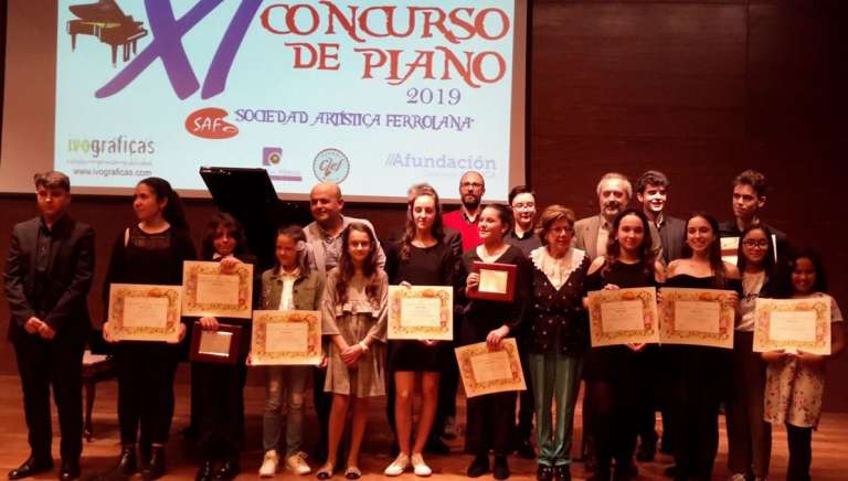 En abril, “XII Concurso de Piano”, organizado por la Sociedad Artística Ferrolana (SAF)