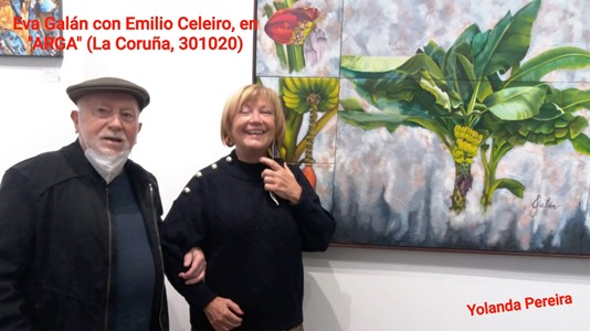Soberbia muestra de pintura de Eva Galán, en la Asociación de Artistas Plásticos Gallegos (ARGA)
