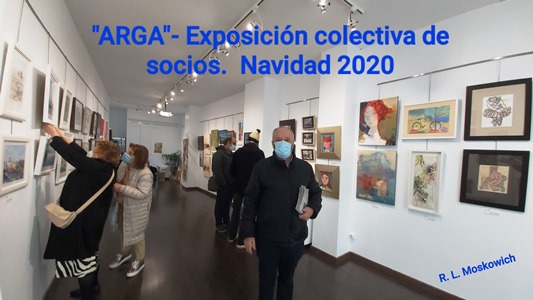 Soberbia muestra “Colectiva de Navidad” de artistas de la Asociación de Pintores Gallegos