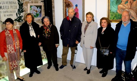 María José Freire Cisneros en la Casa Museo María Pita en la Coruña
