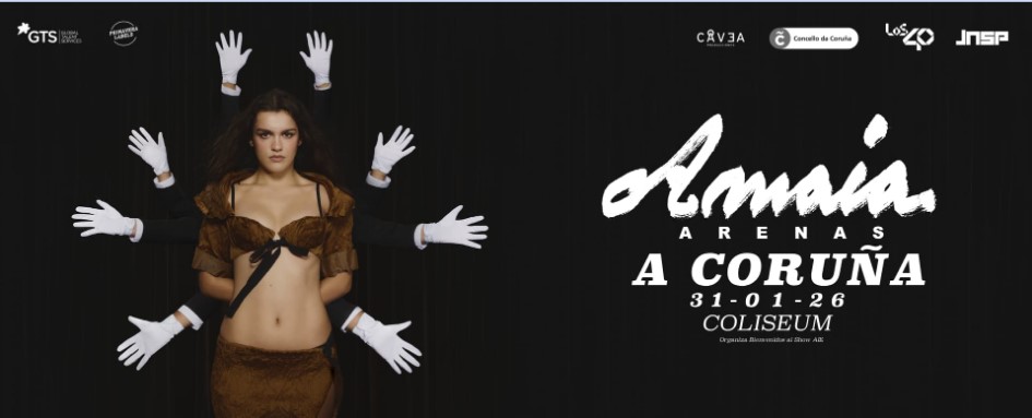 Amaia actuará en La Coruña en enero de 2026